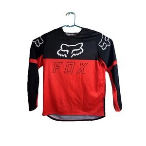 Fox Racing Legion Long Sleeve Jersey Mens XL Motocross Dirt Bike Off Road Red
